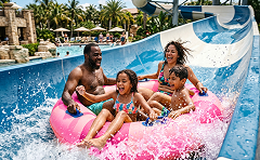 Parc aquatique avec toboggans - Thématique Parcs aquatiques
